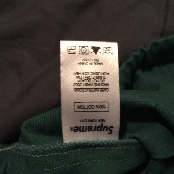 Fw16 Supreme Contrast Stitch Twill Anorak Size XL - Picture 6 of 8